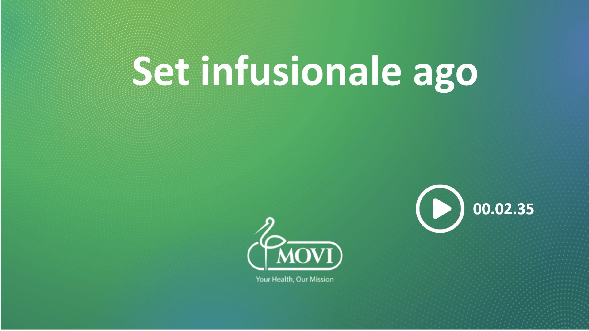 2. set infusionale